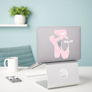 Balletschotels Duifvormig design Square Vinyl Stic Sticker