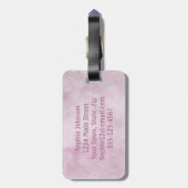 Balletschoten Bagagelabel ontwerp (Achterkant verticaal)