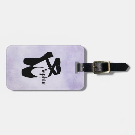 Balletschoten Bagagelabel ontwerp (Voorkant horizontaal)