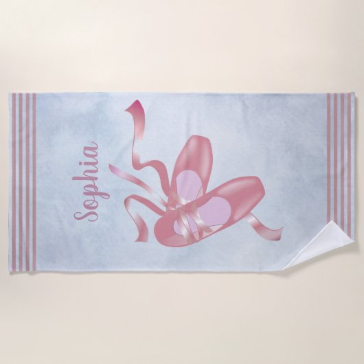 Balletschoten Ontwerphanddoek Strandlaken (Voorkant)