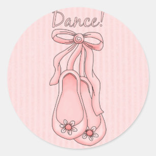 Balletslippers Ronde Sticker