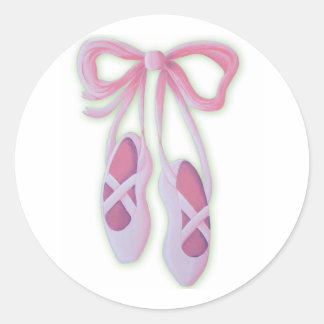 Balletslippers Ronde Sticker
