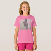 balletslippers T-shirt (Voorkant volledig)