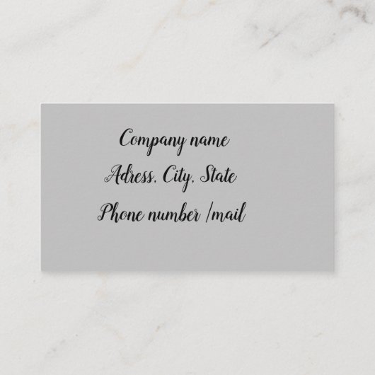 Balletstudio Visitekaartje (Achterkant)