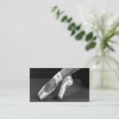 balletvoetjes visitekaartje (Staand voorkant)