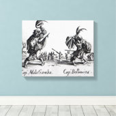 Balli de Sfessania, c.1622 Canvas Afdruk (Insitu (Houten vloer))