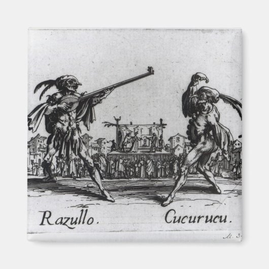 Balli de Sfessania, c.1622 Magneet (Voorkant)