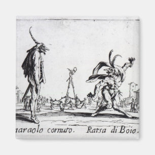 Balli de Sfessania, c.1622 Magneet