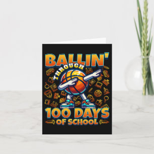 Ballin' door 100 dagen school kaart