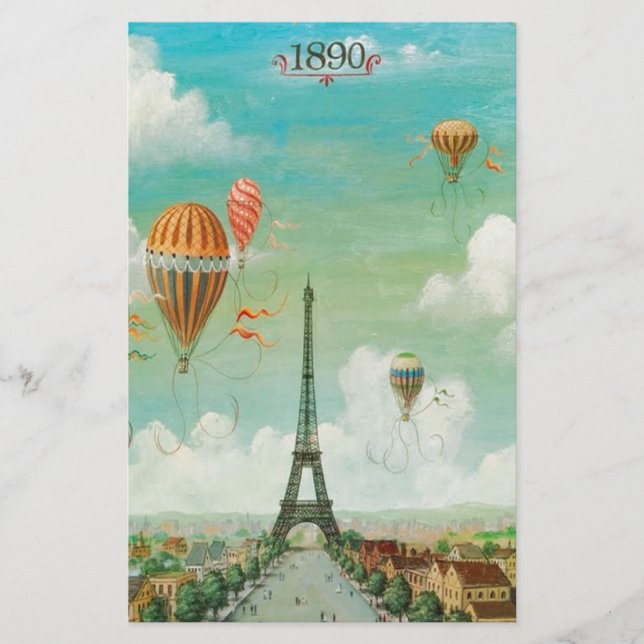 Balloing over Parijs (Voorkant)