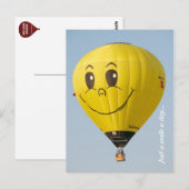 Balloing Smile Briefkaart (Voorkant / Achterkant)