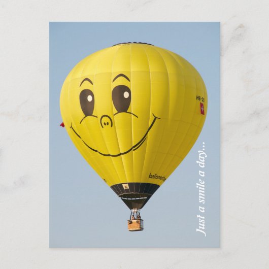 Balloing Smile Briefkaart (Voorkant)
