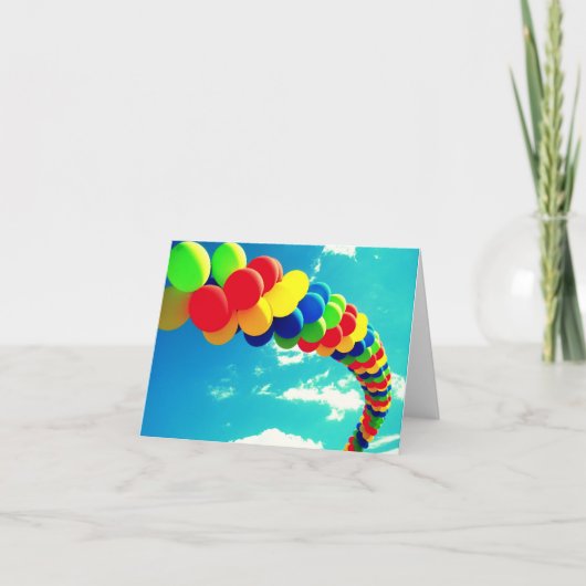 Balloirs et Carte pour notes Sky (Devant)