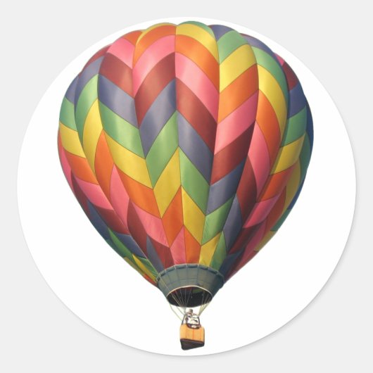 ballon2 ronde sticker (Voorkant)