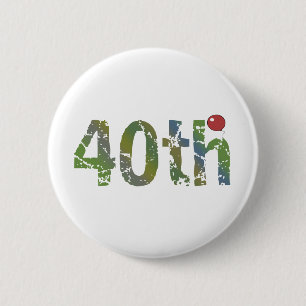 Ballon 40th Birthday Gifts Ronde Button 5,7 Cm