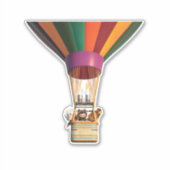 Ballon à air chaud Salesforce - 3D - Sticker (Devant)
