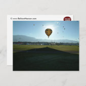 Ballon ABQ-2005-4 Briefkaart (Voorkant / Achterkant)