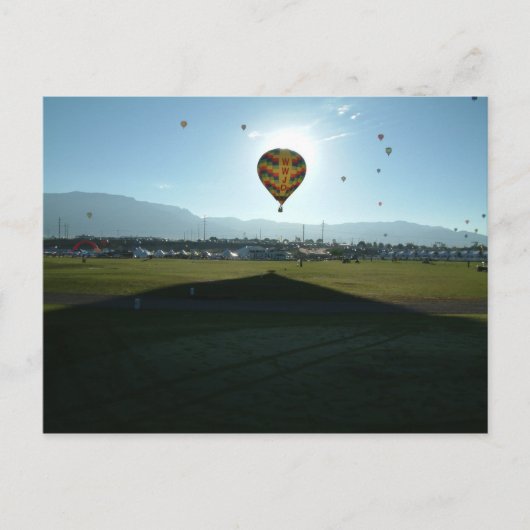 Ballon ABQ-2005-4 Briefkaart (Voorkant)