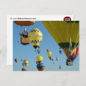 Ballon ABQ-2005-6 Briefkaart (Voorkant / Achterkant)