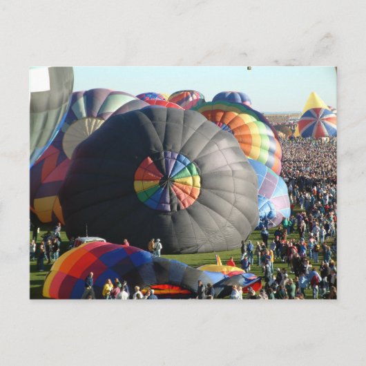 Ballon Albuquerque in de ochtend Briefkaart (Voorkant)