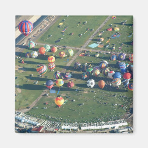 Ballon Albuquerque in de ochtend Magneet