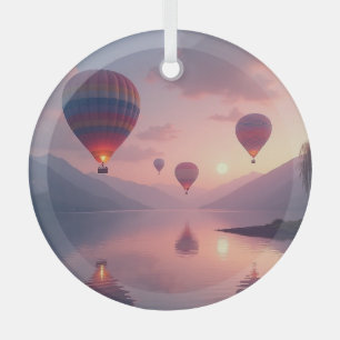 Ballon Avontuur Dromen Glas Ornament