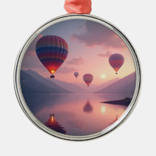 Ballon Avontuur Dromen Metalen Ornament