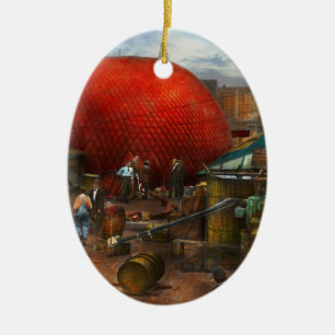 Ballon - Ballon vullen bij Wanamaker's - 1911 Keramisch Ornament