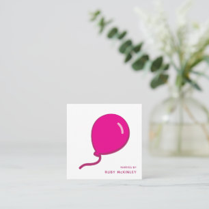 Ballon Bedrijfslogo QR Code Vierkante Visitekaartje