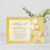 Ballon Birthday by Mail Party Kaart (Staand voorkant)