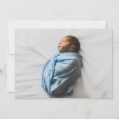 Ballon Blue Boy Mylar - Aankondiging Baby (Achterkant)