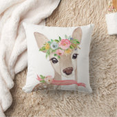 Ballon Boho Woodland Deer Nursery Floral Pillow Kussen (Deken)