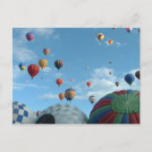 ballon briefkaart (Voorkant)