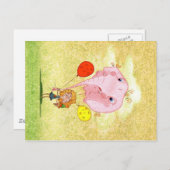 Ballon Briefkaart (Voorkant / Achterkant)