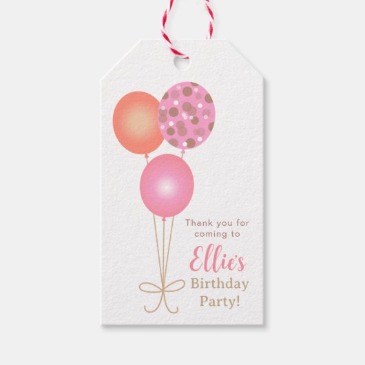Ballon cadeaulabel (Voorkant)