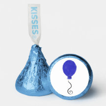 Ballon d'anniversaire bleu