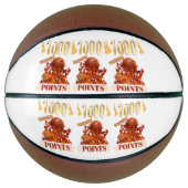 BALLON DE BASKET 1000 POINTS CONGRATULATIONS  (Devant)