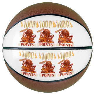 BALLON DE BASKET 1000 POINTS CONGRATULATIONS 