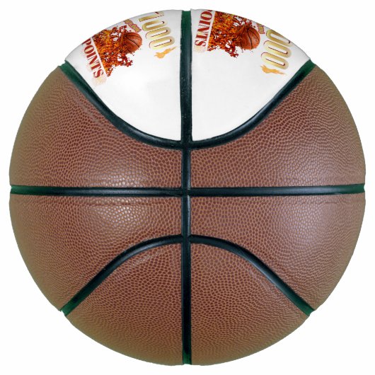 BALLON DE BASKET 1000 POINTS CONGRATULATIONS  (Droite)