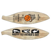 Ballon De Basket 1ère Fête des pères Papa Sways Devient Véritable P (Panneaux)