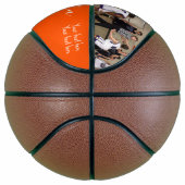 Ballon De Basket 3 Logo photo nom et numéro du lecteur de message (Droite)