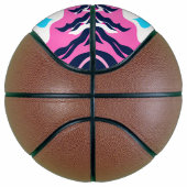 Ballon De Basket Abstract Dream Wave – Vibrant Surreal Flow (Droite)