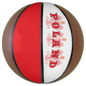 Ballon De Basket Aigles rouges de Pologne (Vertical)