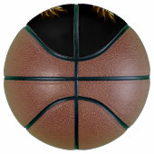 Ballon De Basket Ailes d'Ange d'or sur arrière - plan noir (Droite)