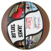 Ballon De Basket AJOUTER 4 PHOTOS - Un cadeau vraiment incroyable O (Vertical)