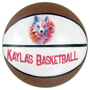 Ballon De Basket Ajouter votre nom - Basketball