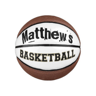 Ballon De Basket Ajouter Votre Nom Enfants - Mini Basketball Person