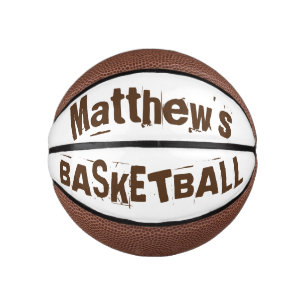 Ballon De Basket Ajouter Votre Nom Enfants - Mini Basketball Person