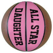 Ballon De Basket ALL STAR DAUGHTER PINK Basketball (Vertical)