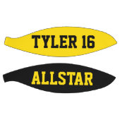 Ballon De Basket Allstar Black et Daylow Yellow (Panneaux)